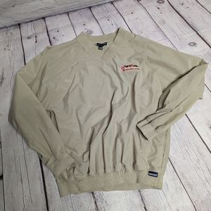 LA LOVING nylon windbreaker. S191 race car moving right along. XL.